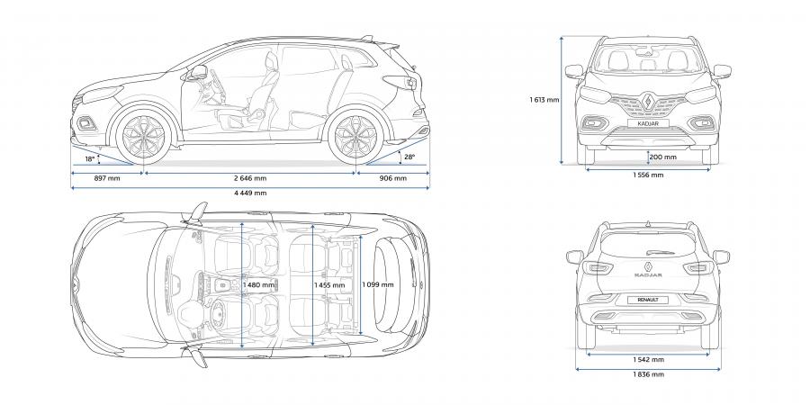 Схема Renault Kadjar 2018 года  (WW) (фото 29 из 69)
